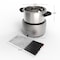 Hastings Home Stainless Steel Fondue Melting Pot Set, Warmer for Cheese, Chocolate, 8 Forks, Dishwasher Safe 688830COE - alternate 2